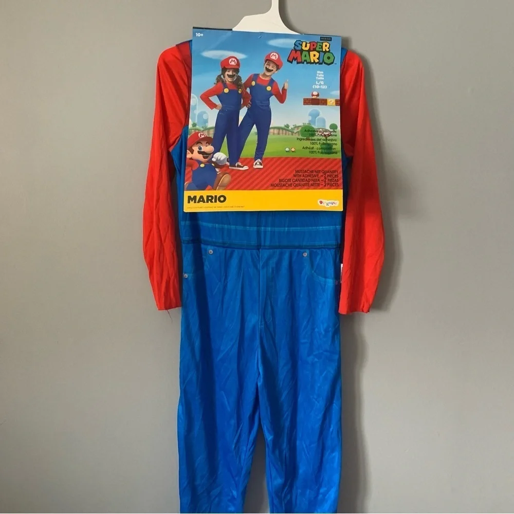 NWT. DISGUISE Super Mario Kids Mario Costume